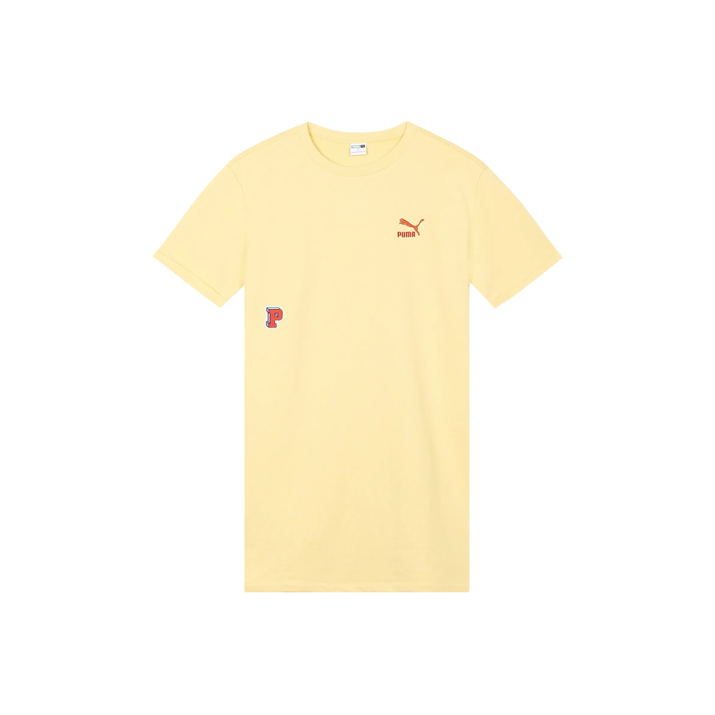PUMA Short Sleeved Dress Women's Yellow