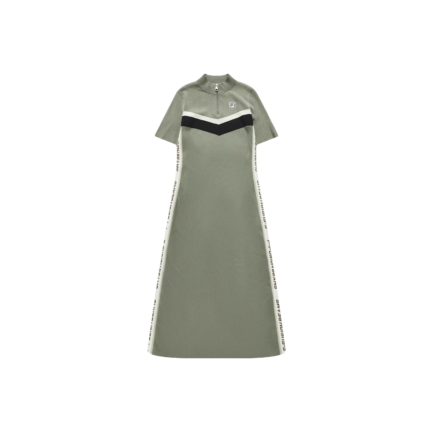 FILA FUSION Short Sleeved Dress Women's Dark Umber Khaki