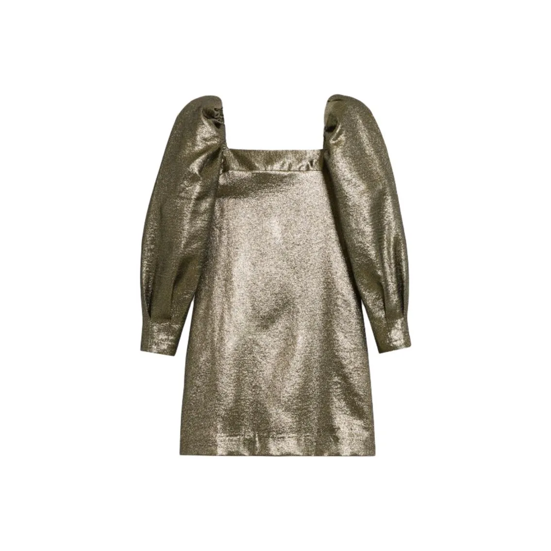 Sandro Long Sleeved Dress Women's Gold