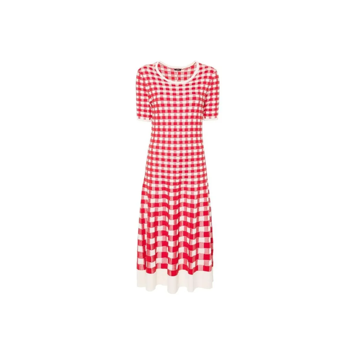 Joseph Gingham jacquard Midi Dress