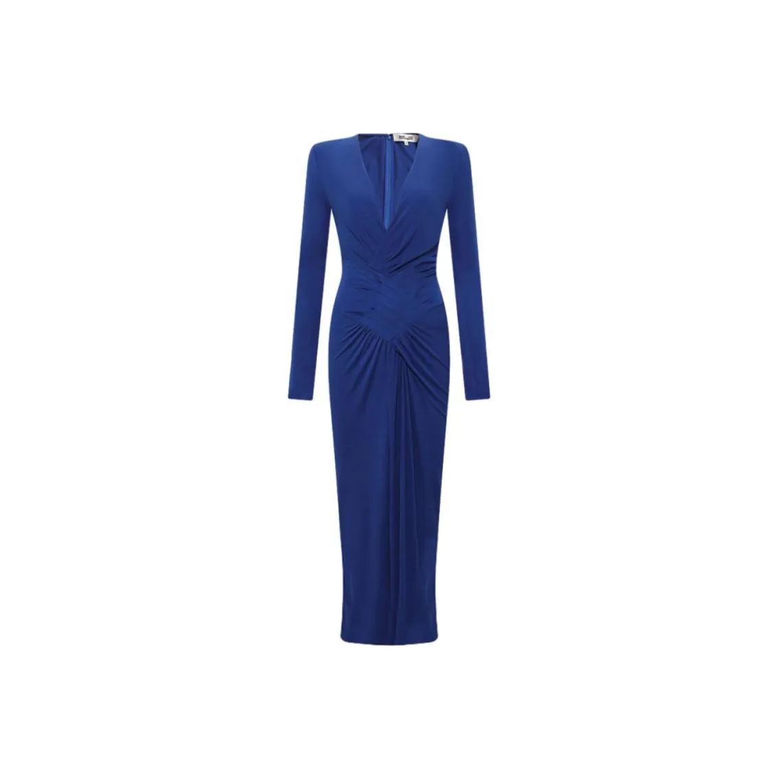 DVF Diane Von Furstenberg SS24 Long-Sleeved Dresses Women's Blue