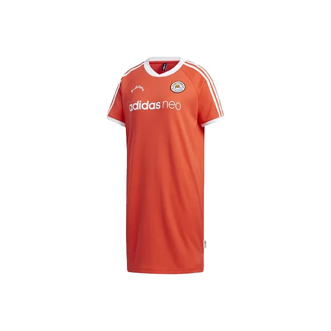 Adidas Neo Short Sleeved Dress Women's Light Red