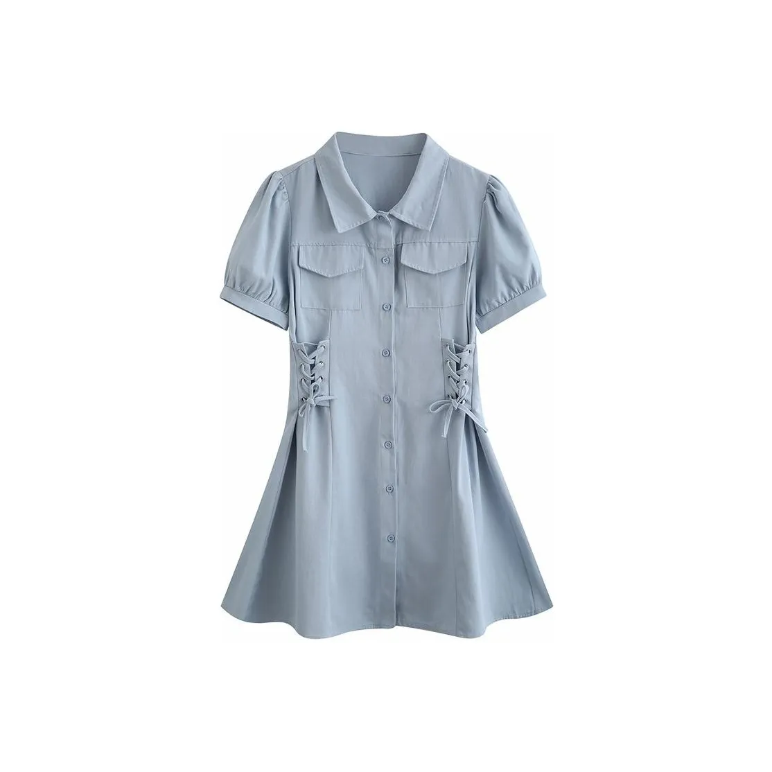 CHICCLO Короткое платье с короткими рукавами женское