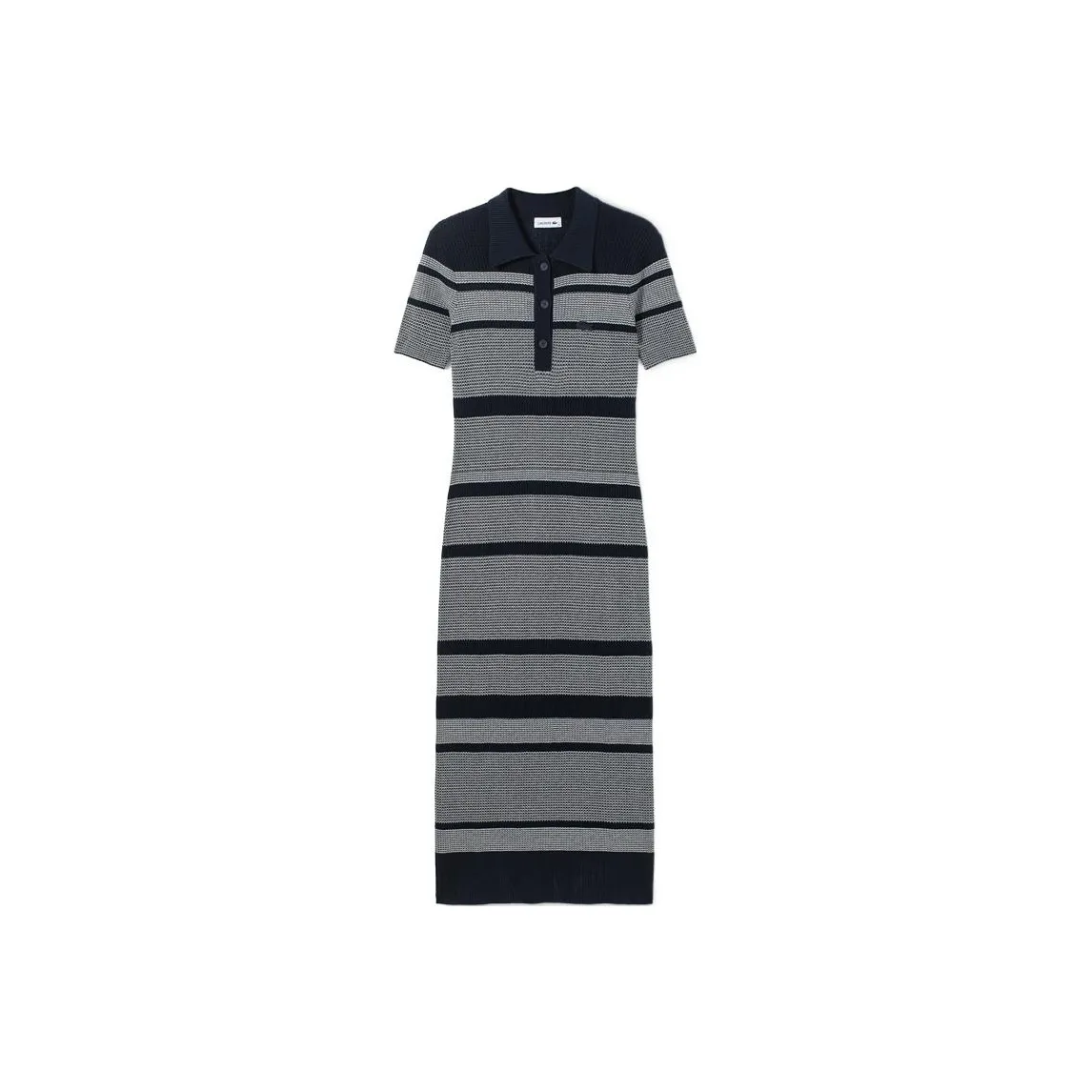 Платье Женское Серый Черный Коллаборация LACOSTE SS22