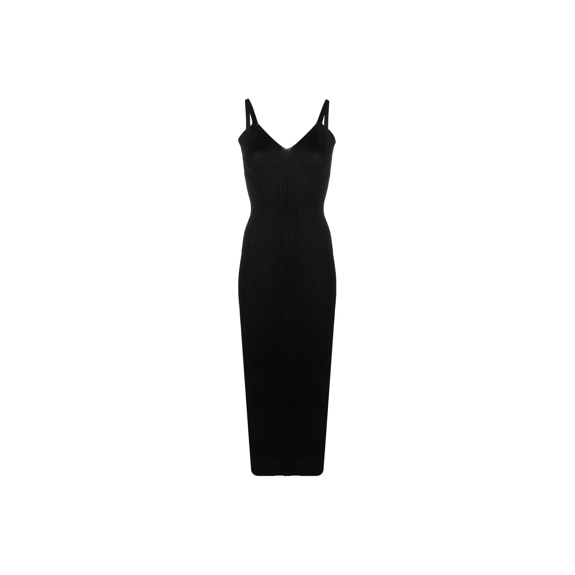 OUR LEGACY V neck Ribbed knit Dress