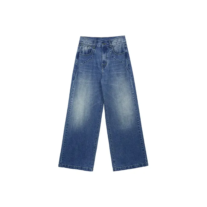 RUNTOTHEFUTURE SS22 Джинсы Унисекс Джинсовый синий