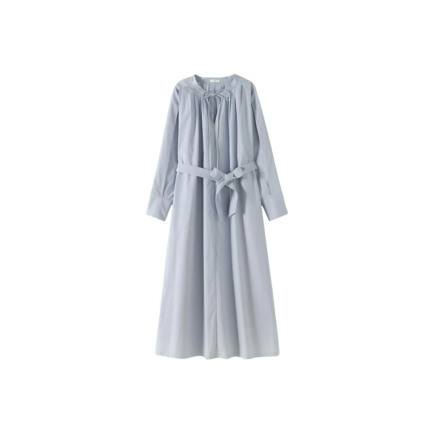 Hacikis Long-Sleeved Dresses Women's Dog Water Blue