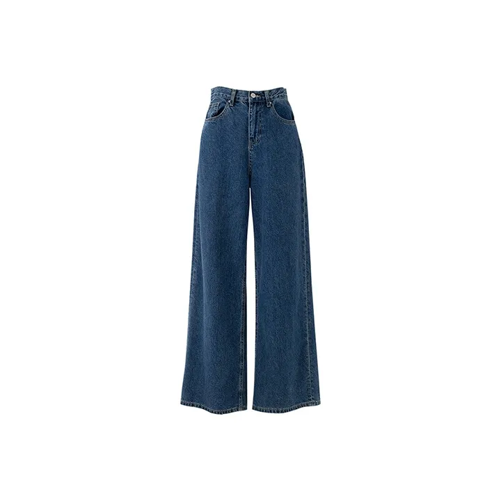 SOON FLOWER Jeans Fall Winter Women's Blue