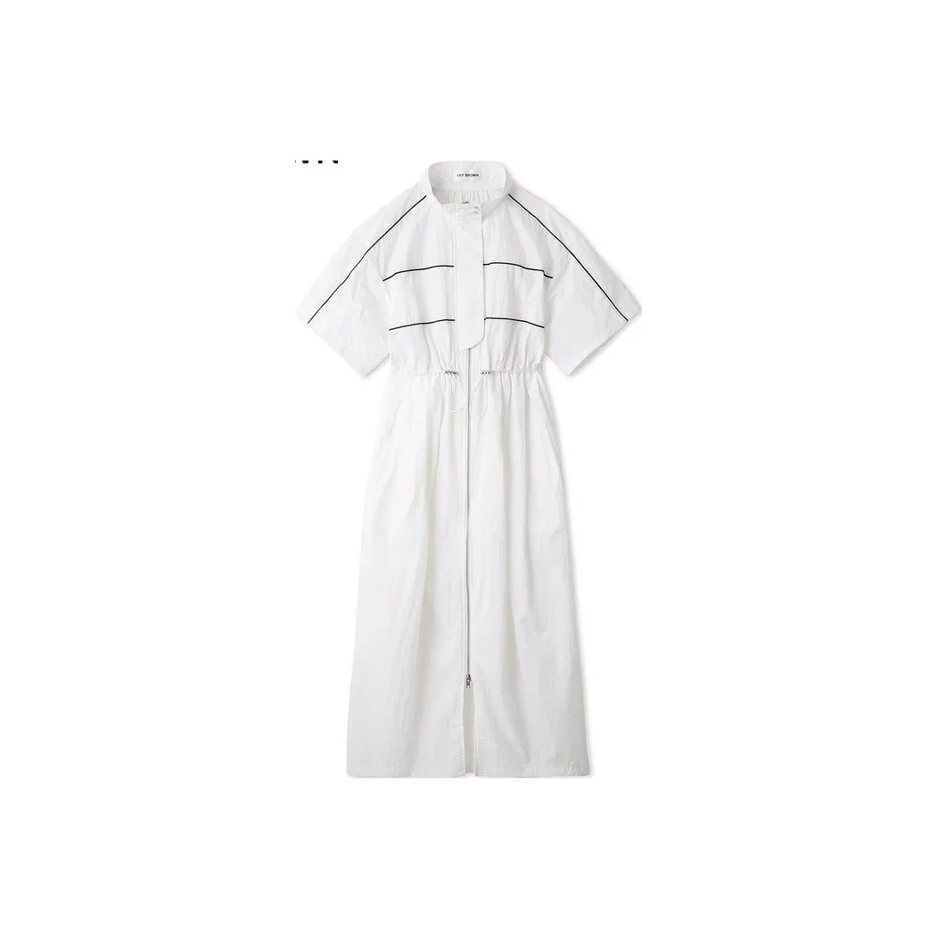 Lily Brown Short Sleeved Dresses Women's