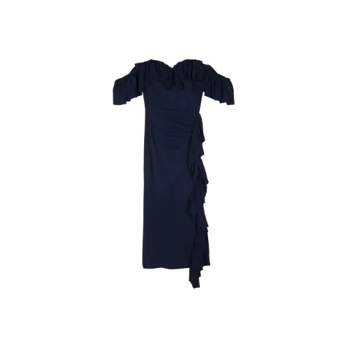 CHIARA BONI La Petite Robe Полночный синий Женские Короткие Платья с Рукавами