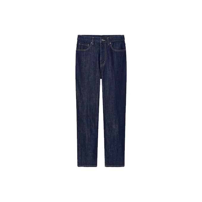UNIQLO Темно-синие Женские Джинсы