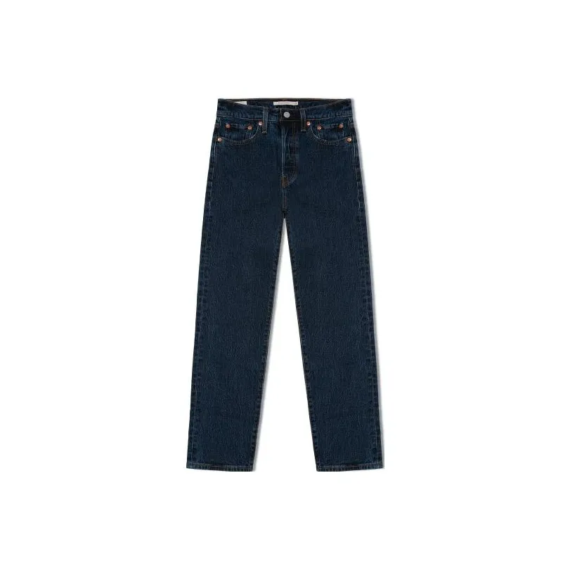 Levis Женские джинсы темно-синего цвета