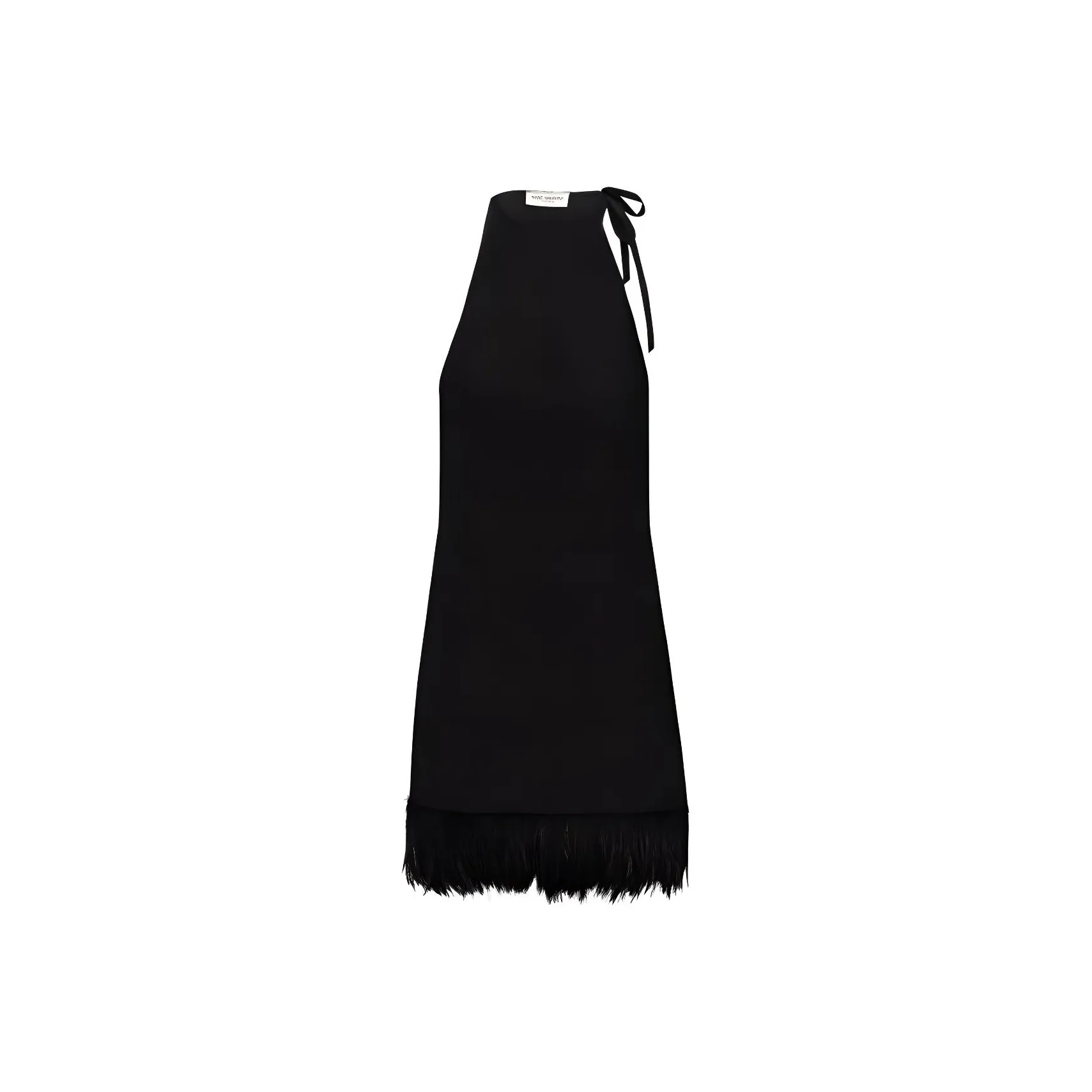 SAINT LAURENT SS22 Sleeveless Dress Women's Black
