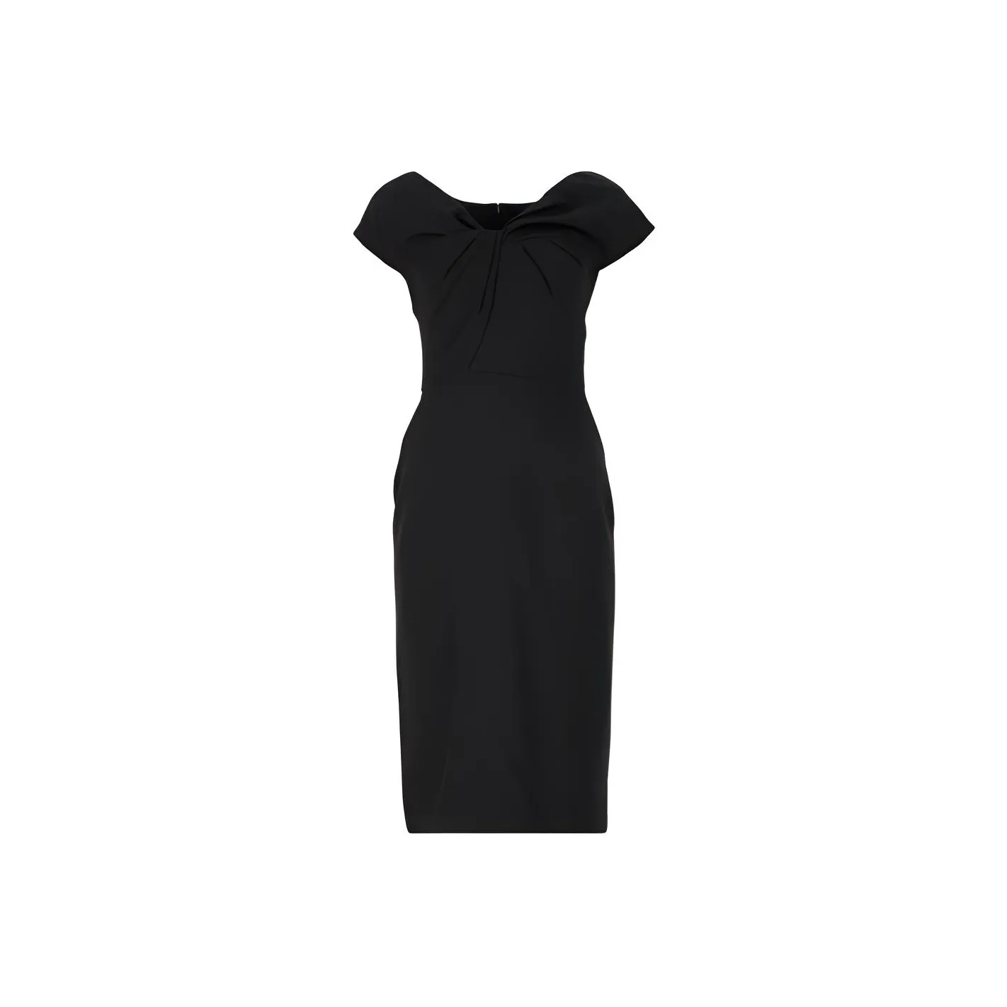 Alexander McQueen Короткий рукав Платье Женское Черное