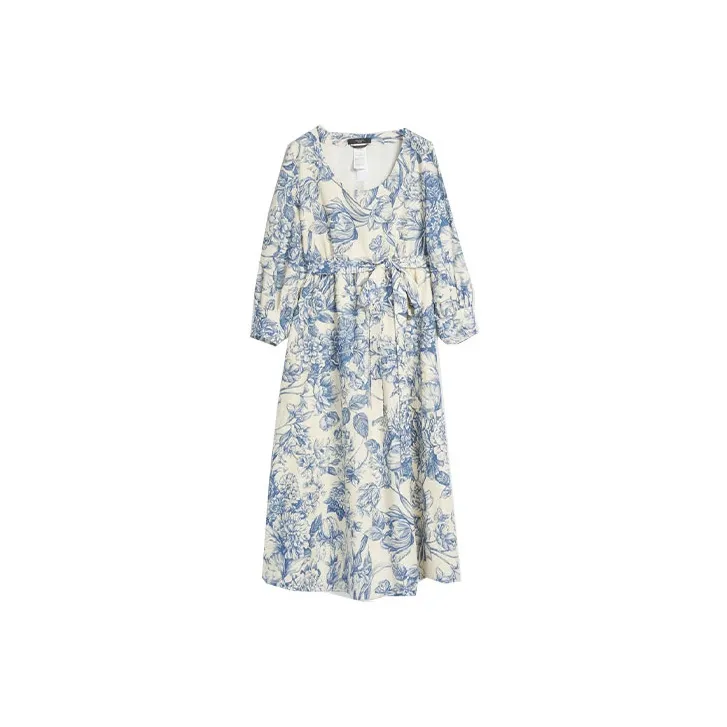 WEEKEND MaxMara Long Sleeved Dress Women's Blue