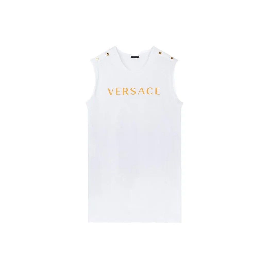 VERSACE Sleeveless Dress Women's White