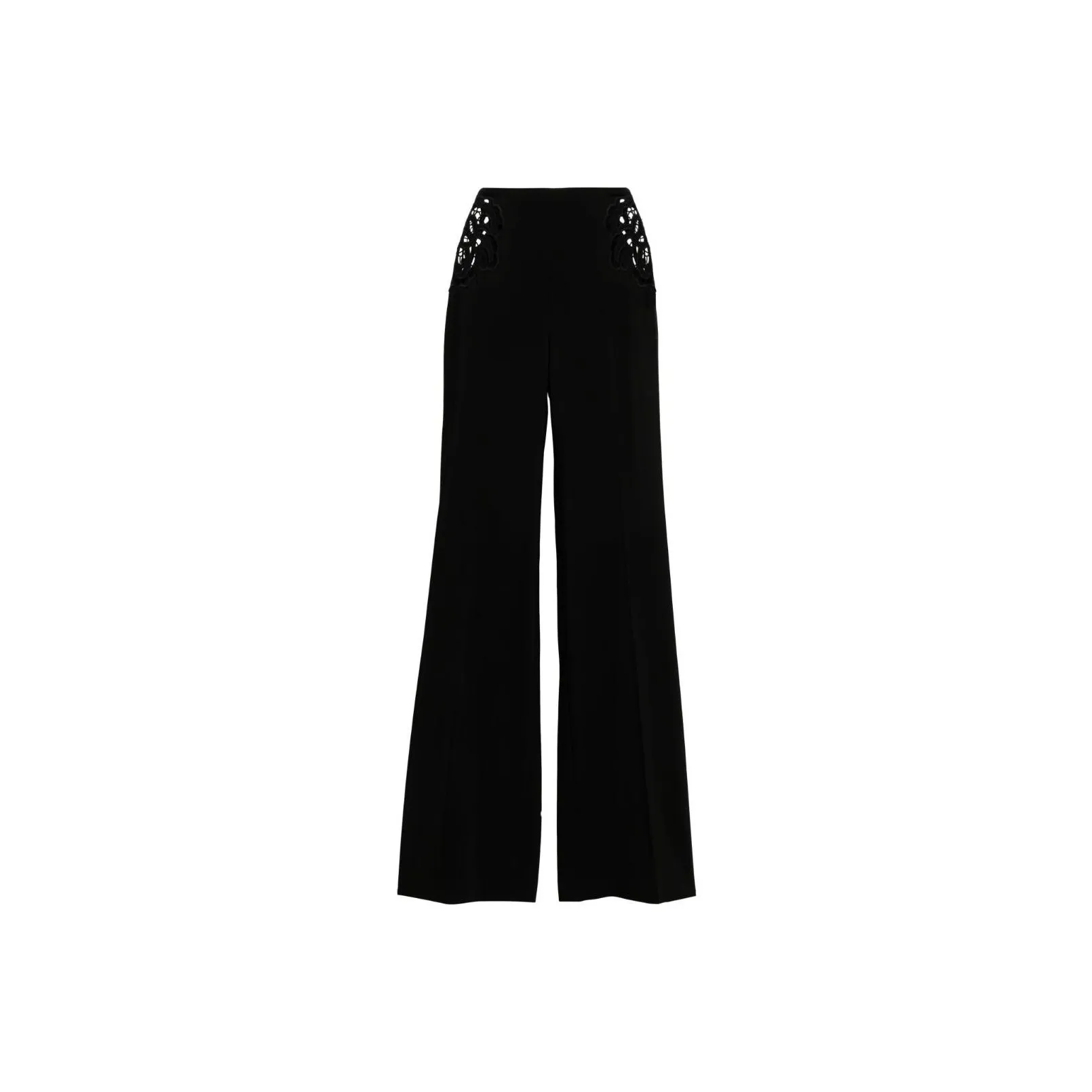 Stella McCartney Broderie Anglaise Wide Leg Tailored Trousers