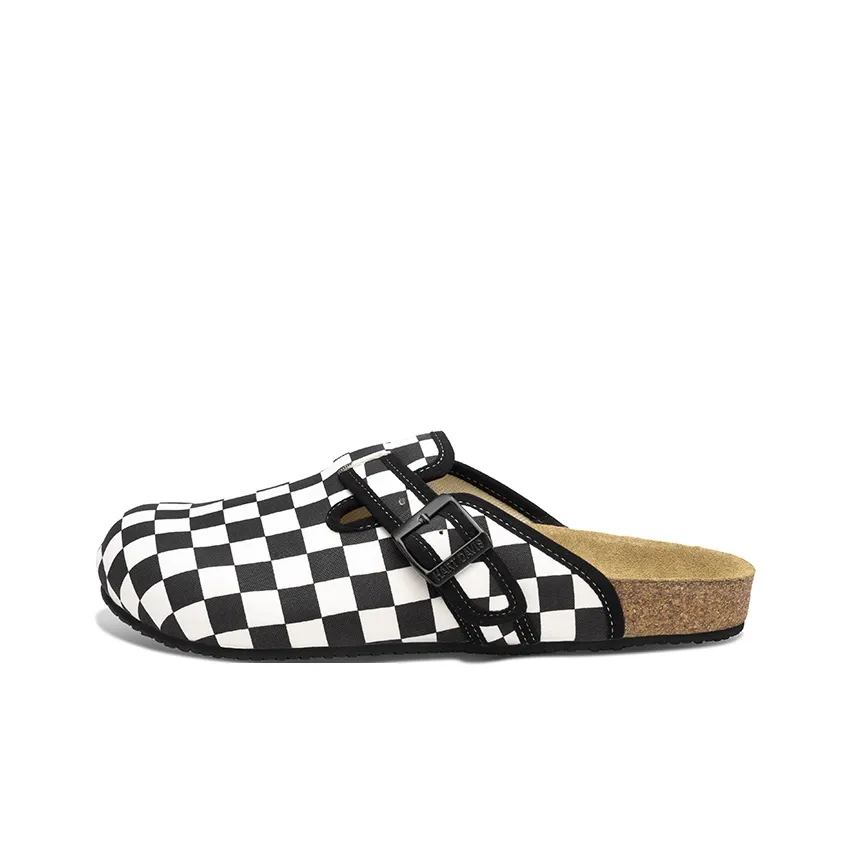 HART DAVIS Полная поддержка Домашние тапочки Унисекс Черный Белый