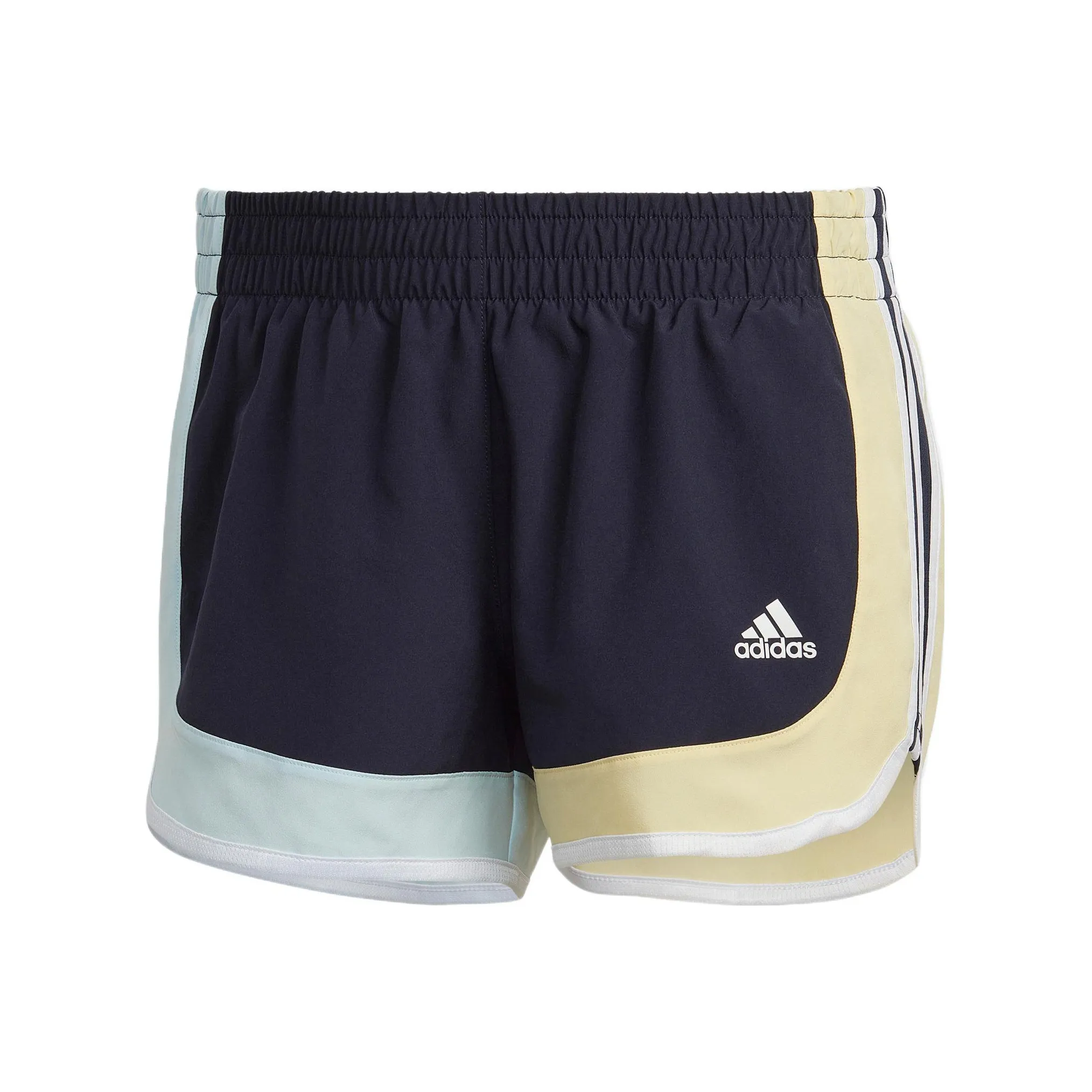 Adidas Free Shipping With AdiClub Marathon 20 Colorblock Running Shorts