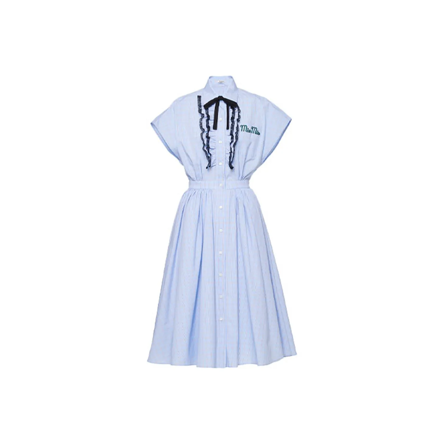 MIU MIU SS21 Sleeveless Dress Women's Blue