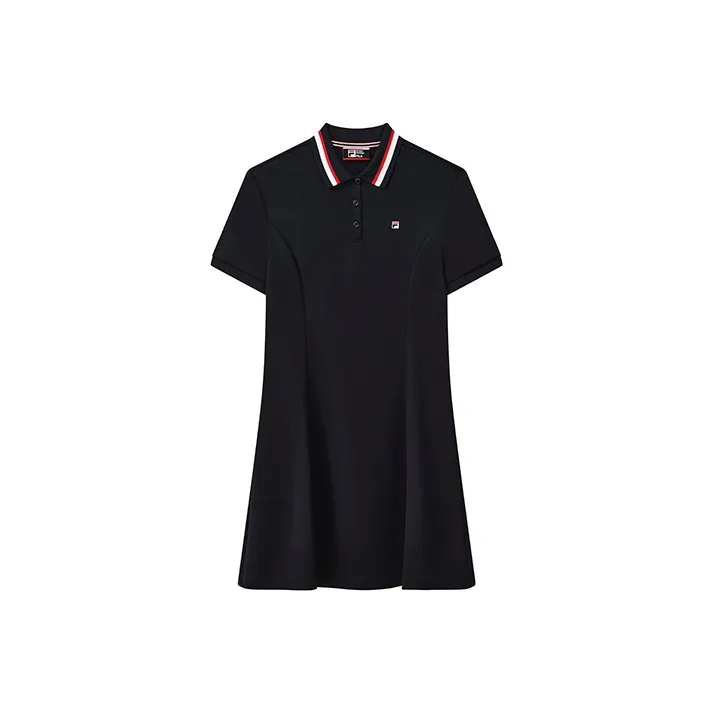 FILA MODERN HERITAGE Короткий рукав Платье Женское Легенда Синий