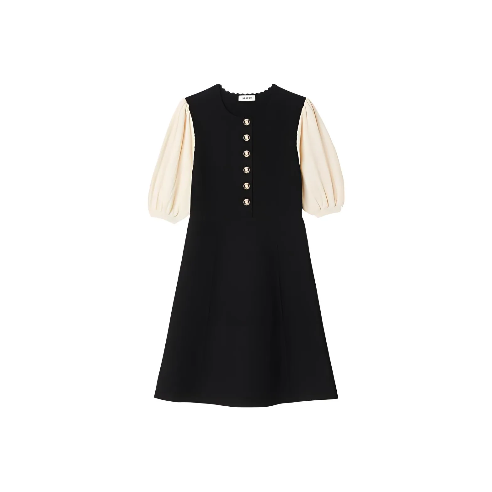 Sandro Short Sleeved Dresses Women's Black