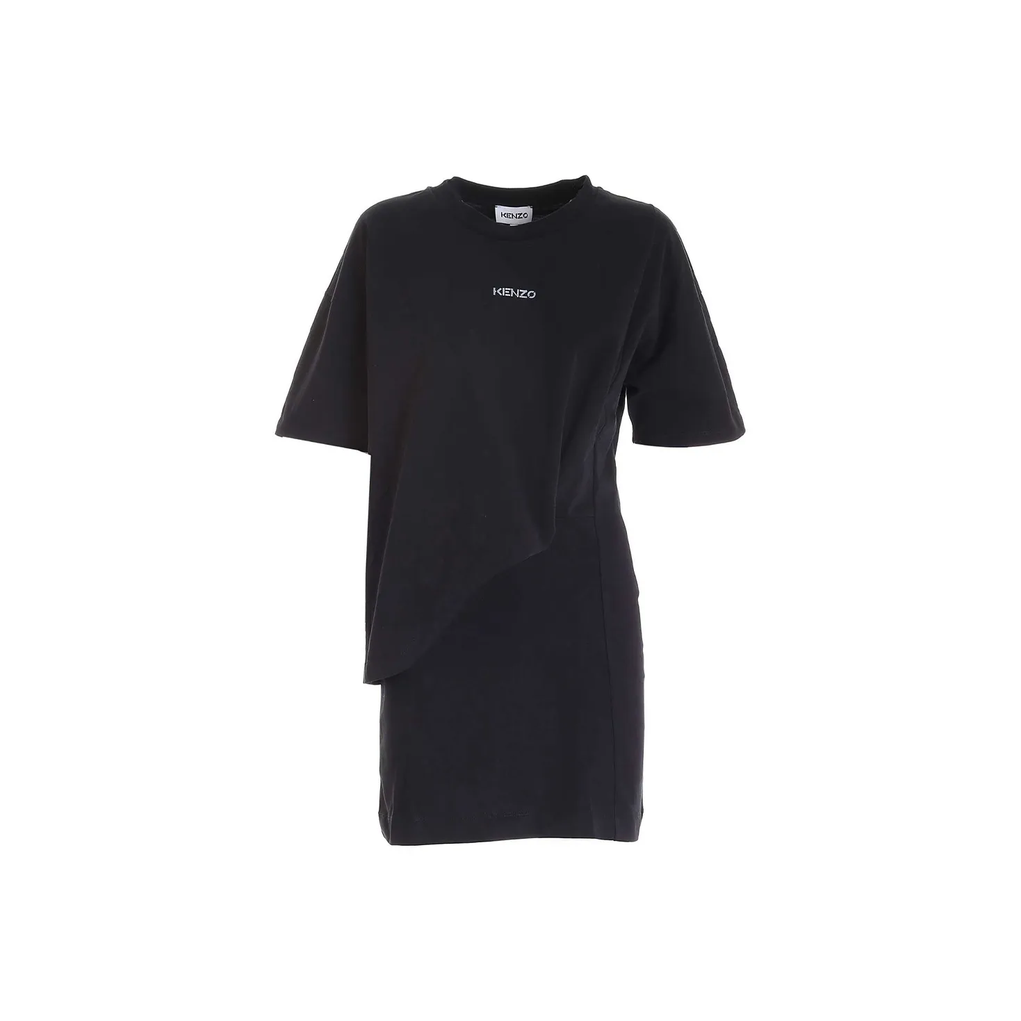 KENZO Logo Printed Crewneck Mini T Shirt Dress