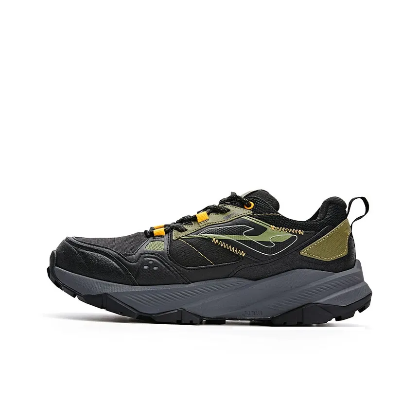 Joma Shock Absorbers Slip-Resistant Low-Top Trail Running Shoes Men's Black Joma Shock Absorbers Slip-Resistant Низкие Кроссовки для Беговых Пути Мужские Черные