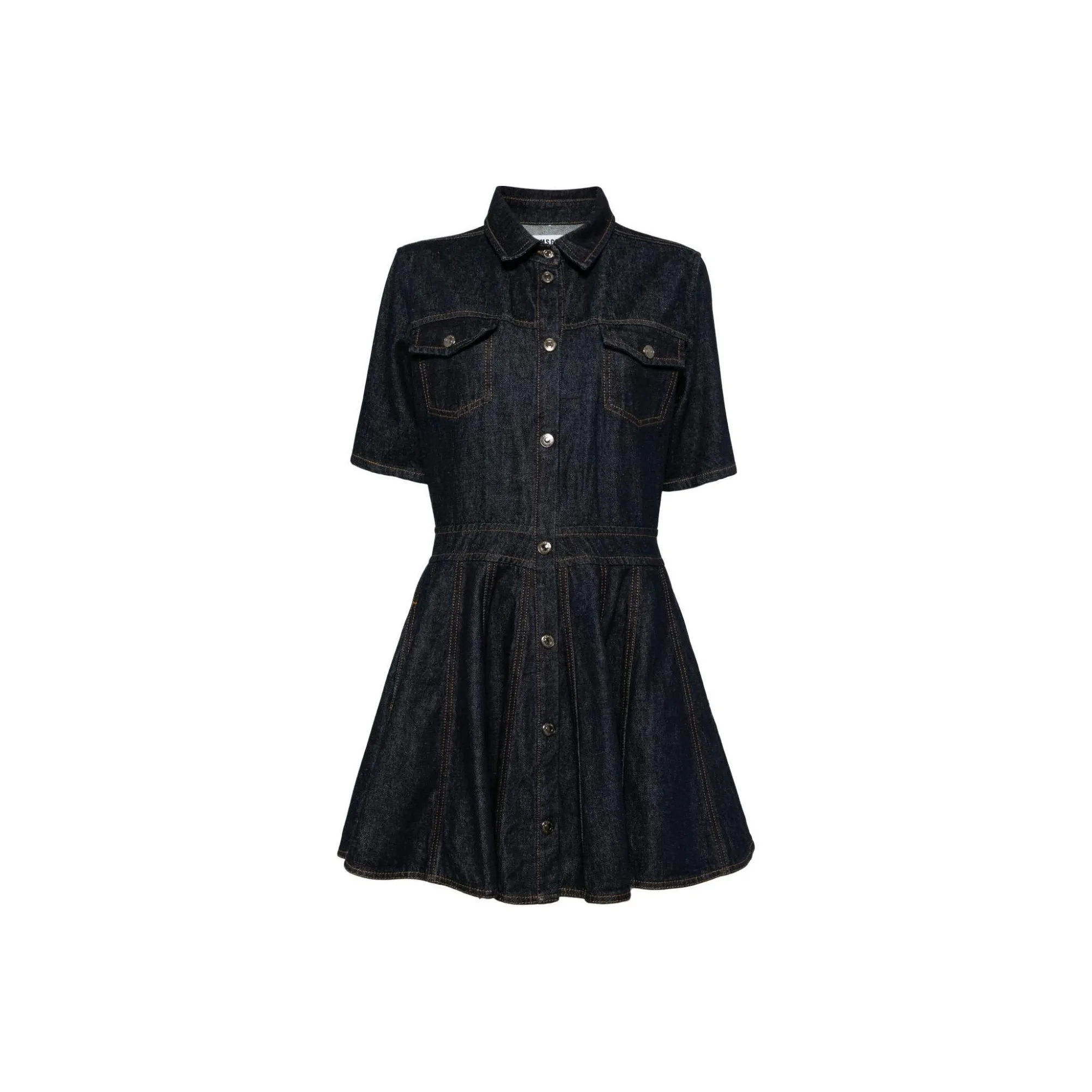 MSGM Button down Denim Mini Dress