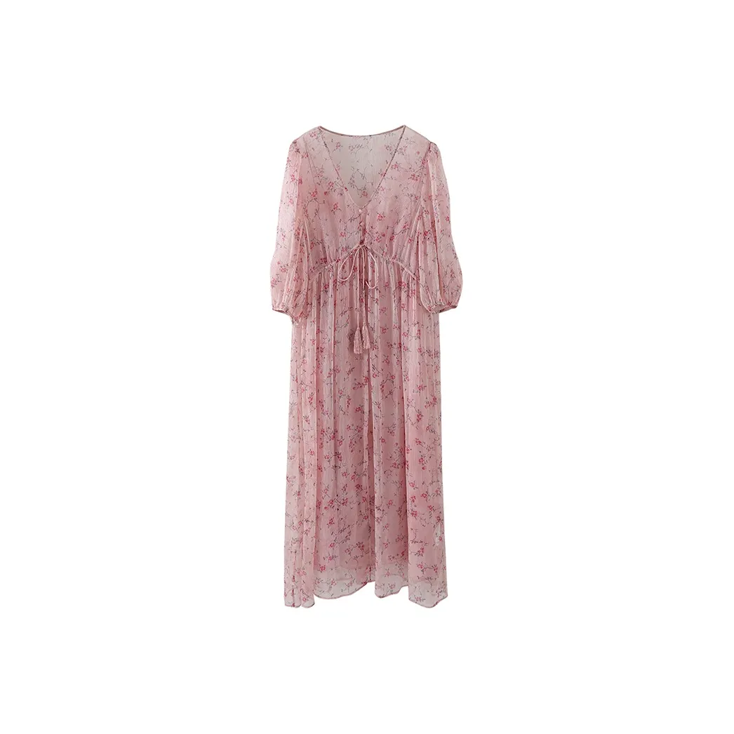 HDFULERN Short-Sleeved Dresses Women's Multicolor