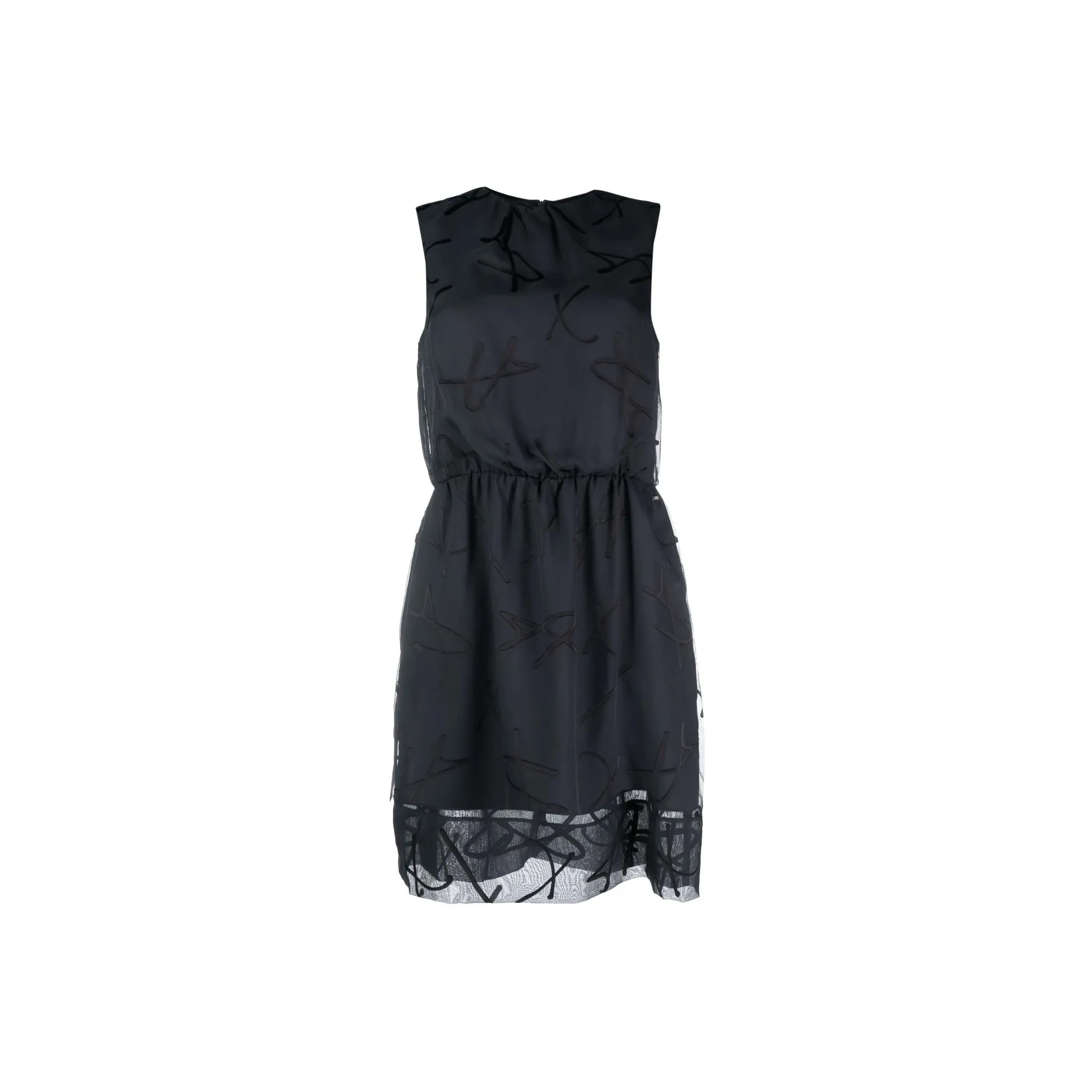 ARMANI EXCHANGEAE SS23 Sleeveless Dress Women's Marine Blue