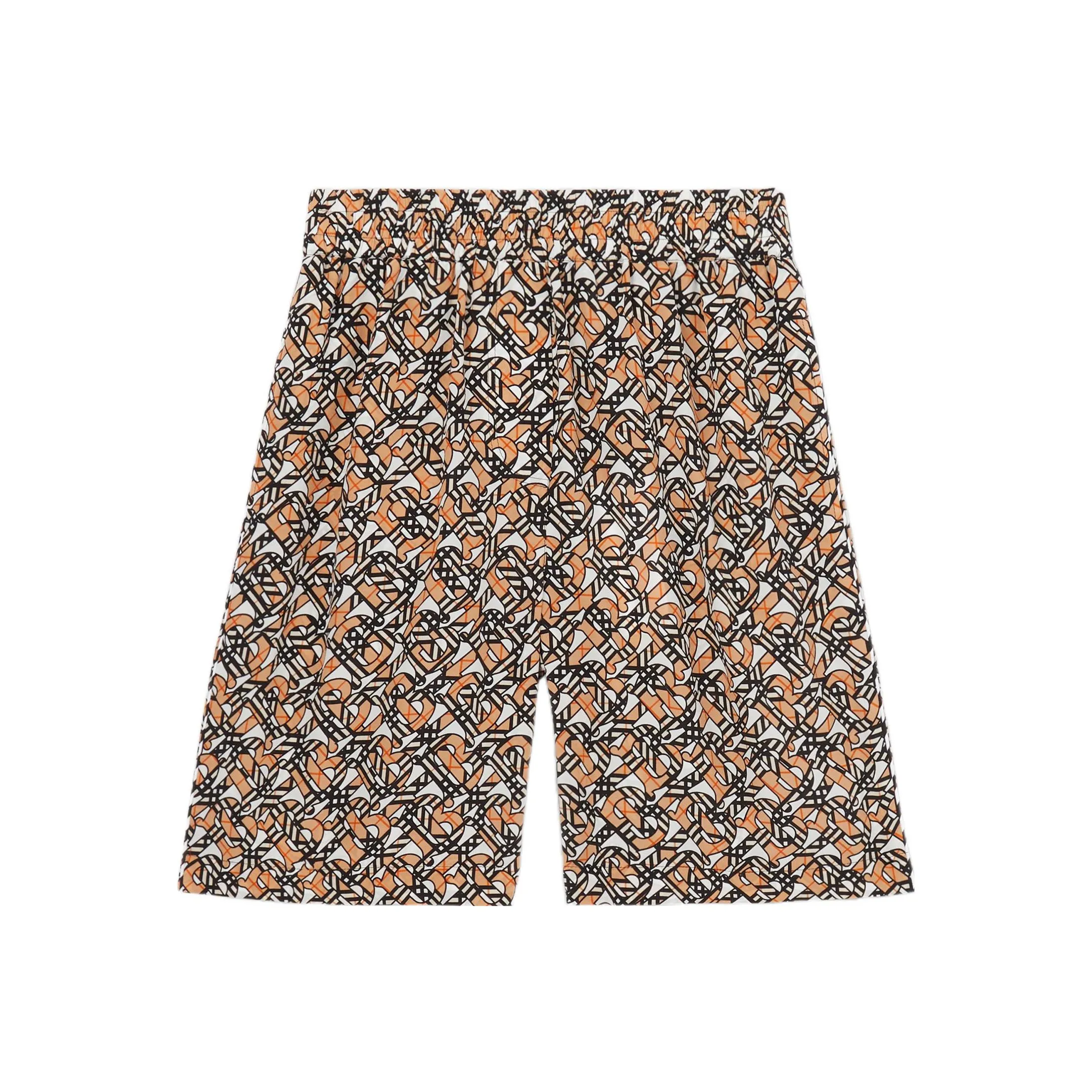 Burberry Tb Monogram Shorts White/Beige