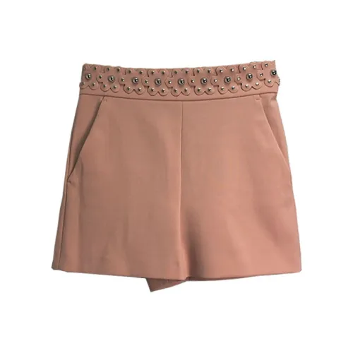 RED VALENTINO Розовые Женские Повседневные шорты