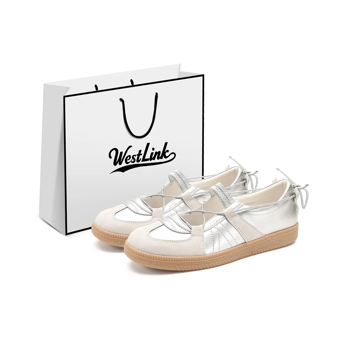 WESTLINK Повседневный Женский Серебряный Серый