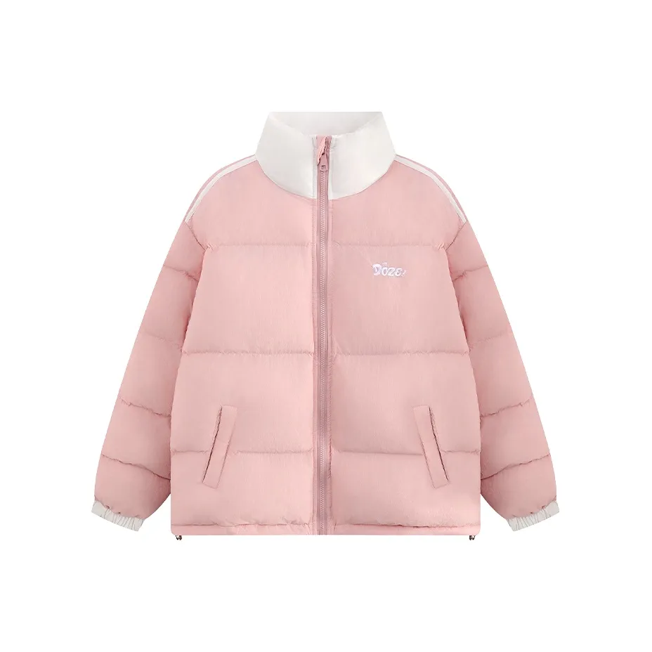 ZXZA Хлопковый пуховик женский розовый