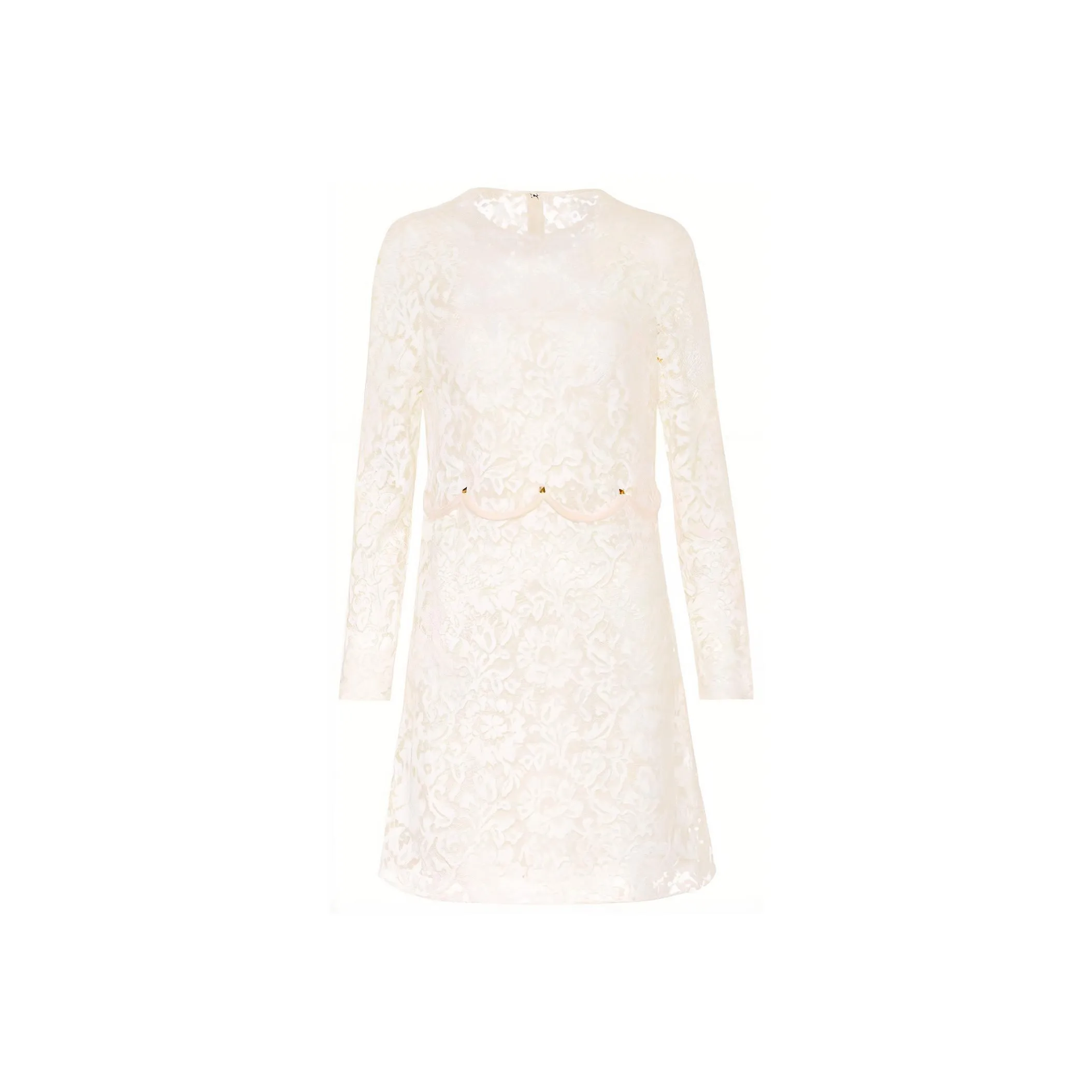 Valentino Long Sleeved Dresses Women's White