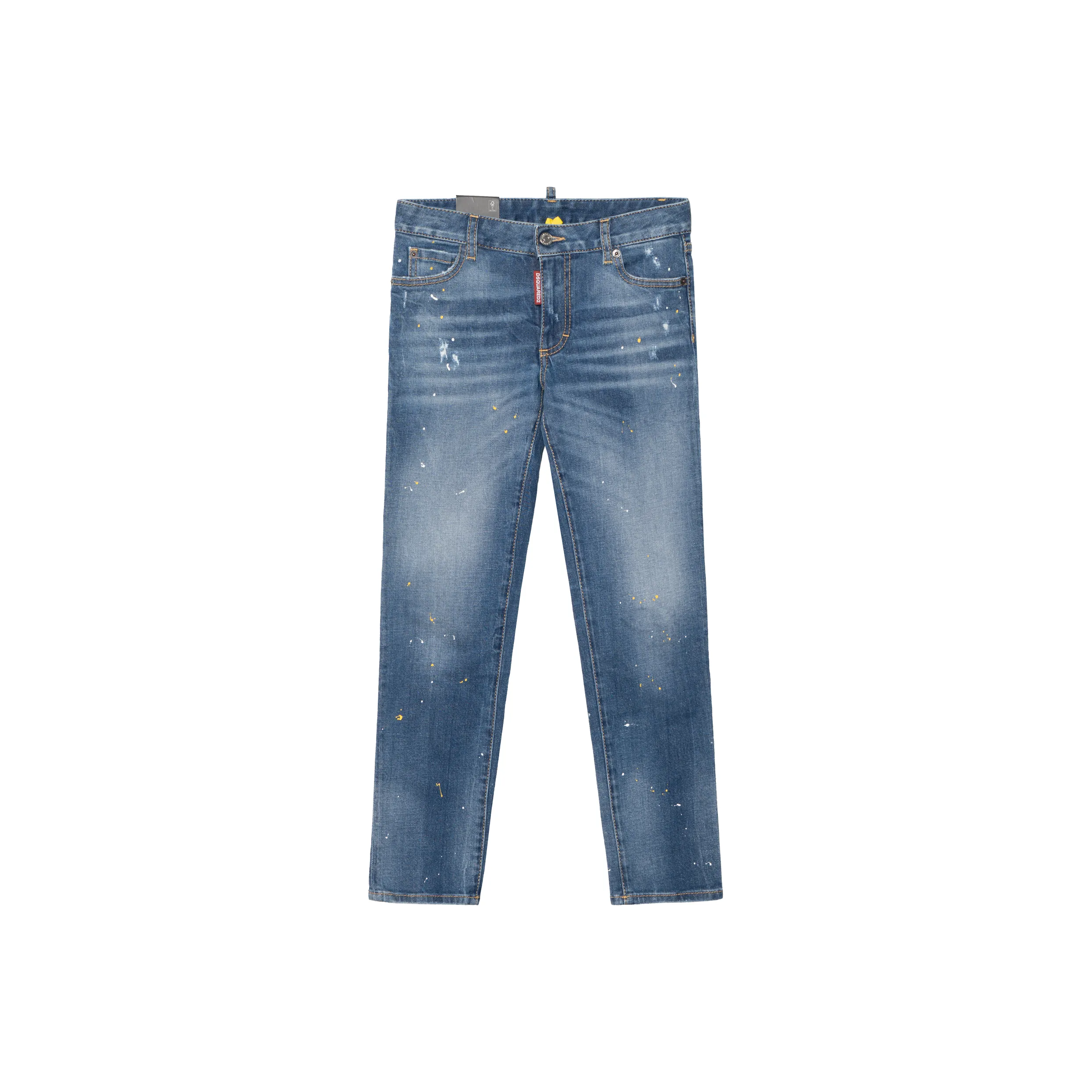 DSQUARED 2 Splatter Paint Distressed Jeans