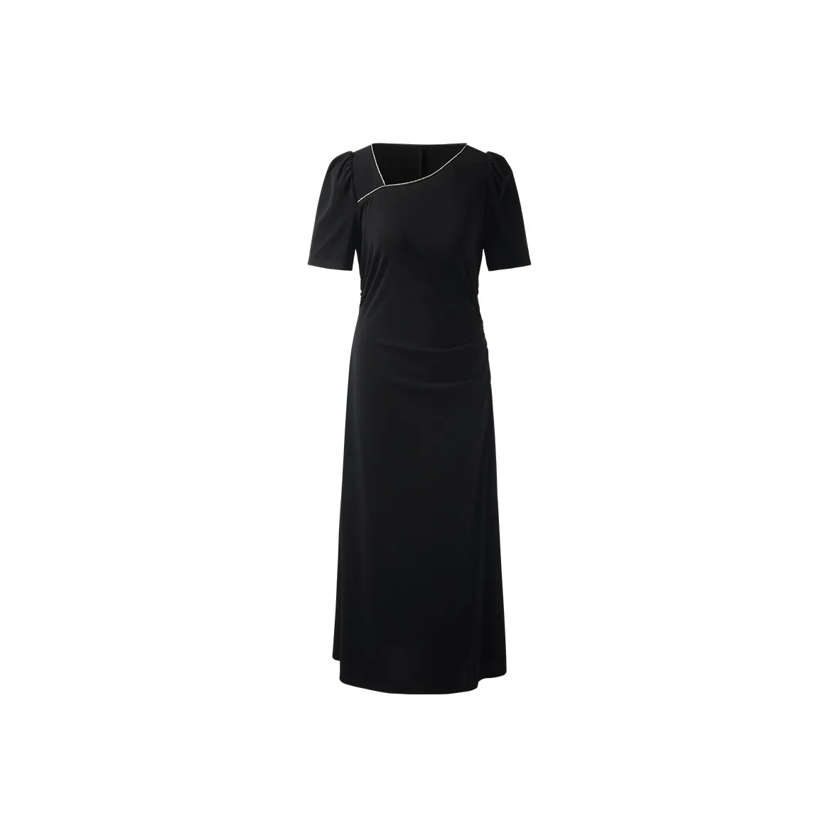 GOELIA Short Sleeved Dress Women's 00B Black