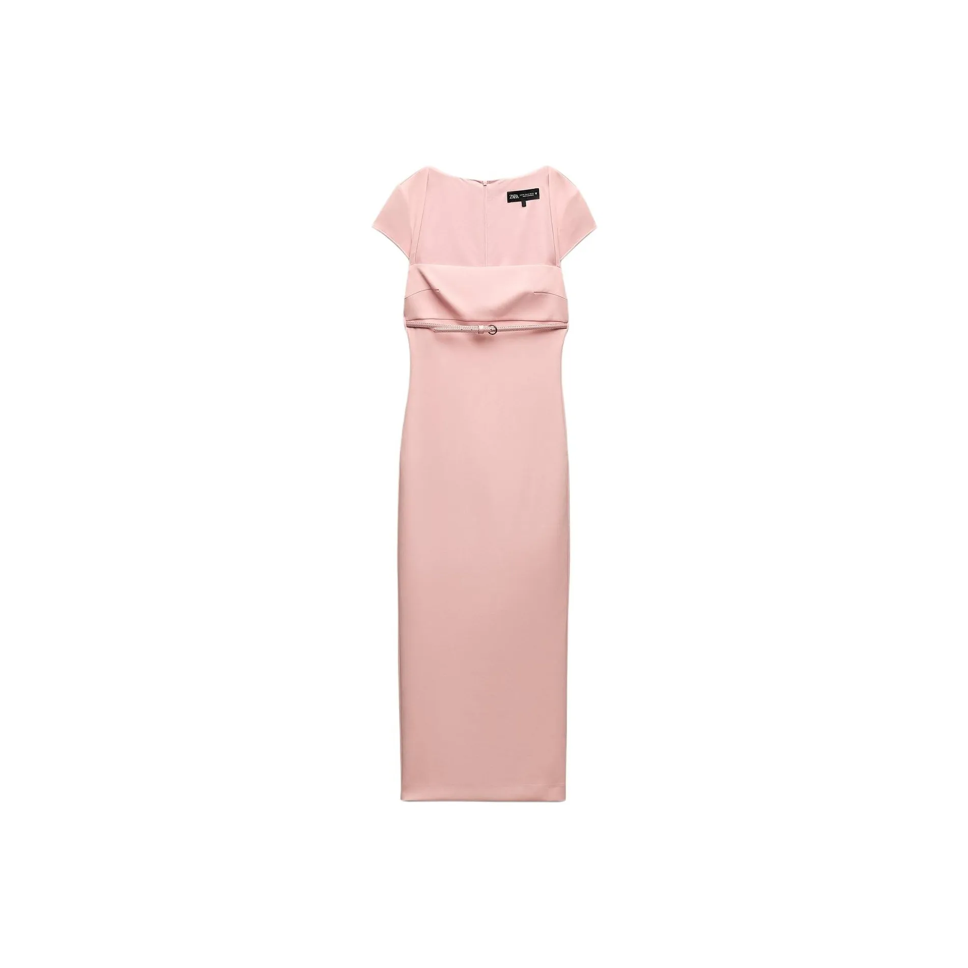 ZARA Short Sleeved Dresses Women's Pink