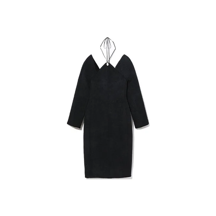 WE11DONE Long Sleeved Dresses Women's Black
