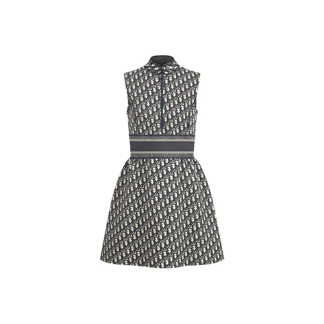 DIOR Quarterly New Products FW21 Sleeveless Dress Women's Marine Blue