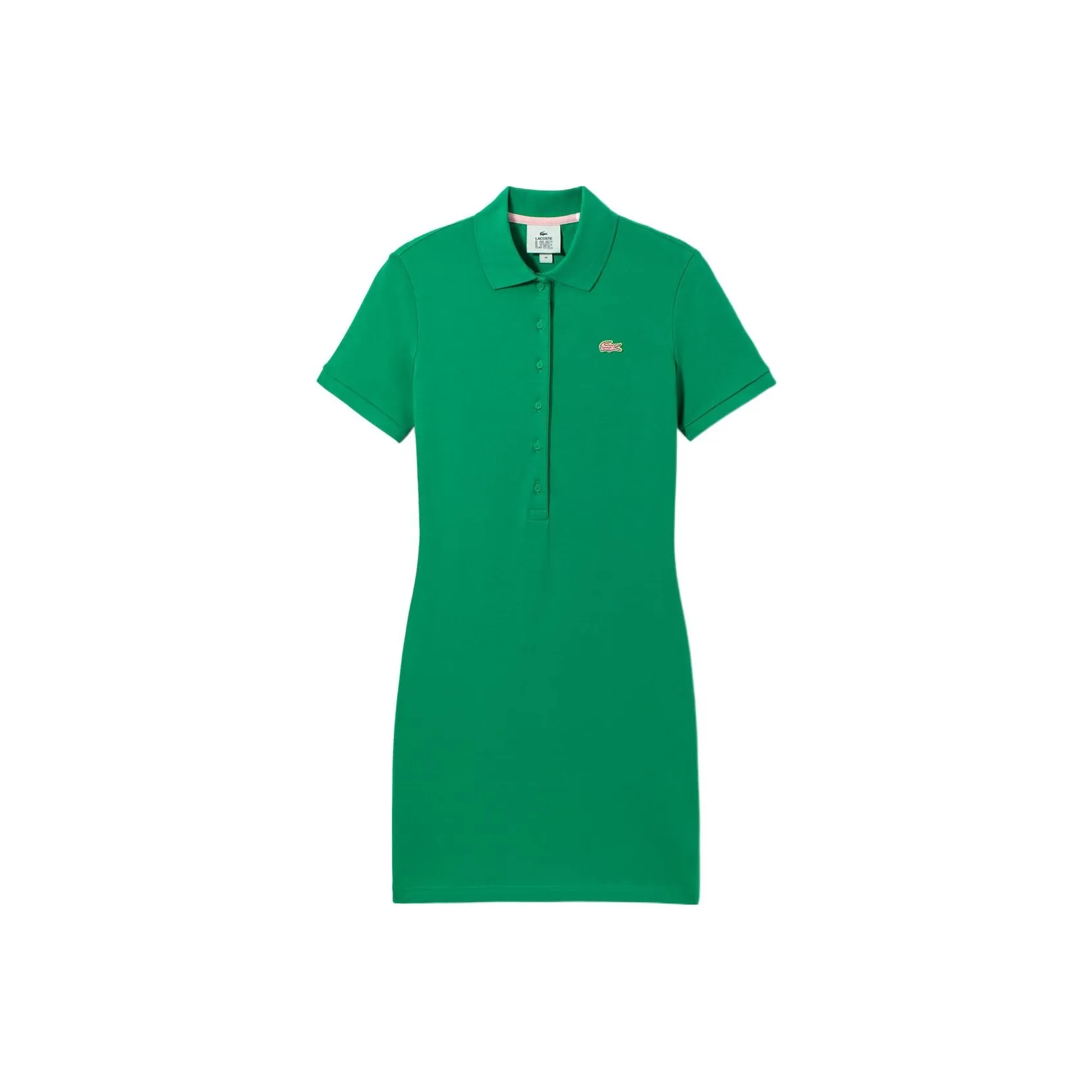Платье Женское Зеленое Коллаборация LACOSTE SS22
