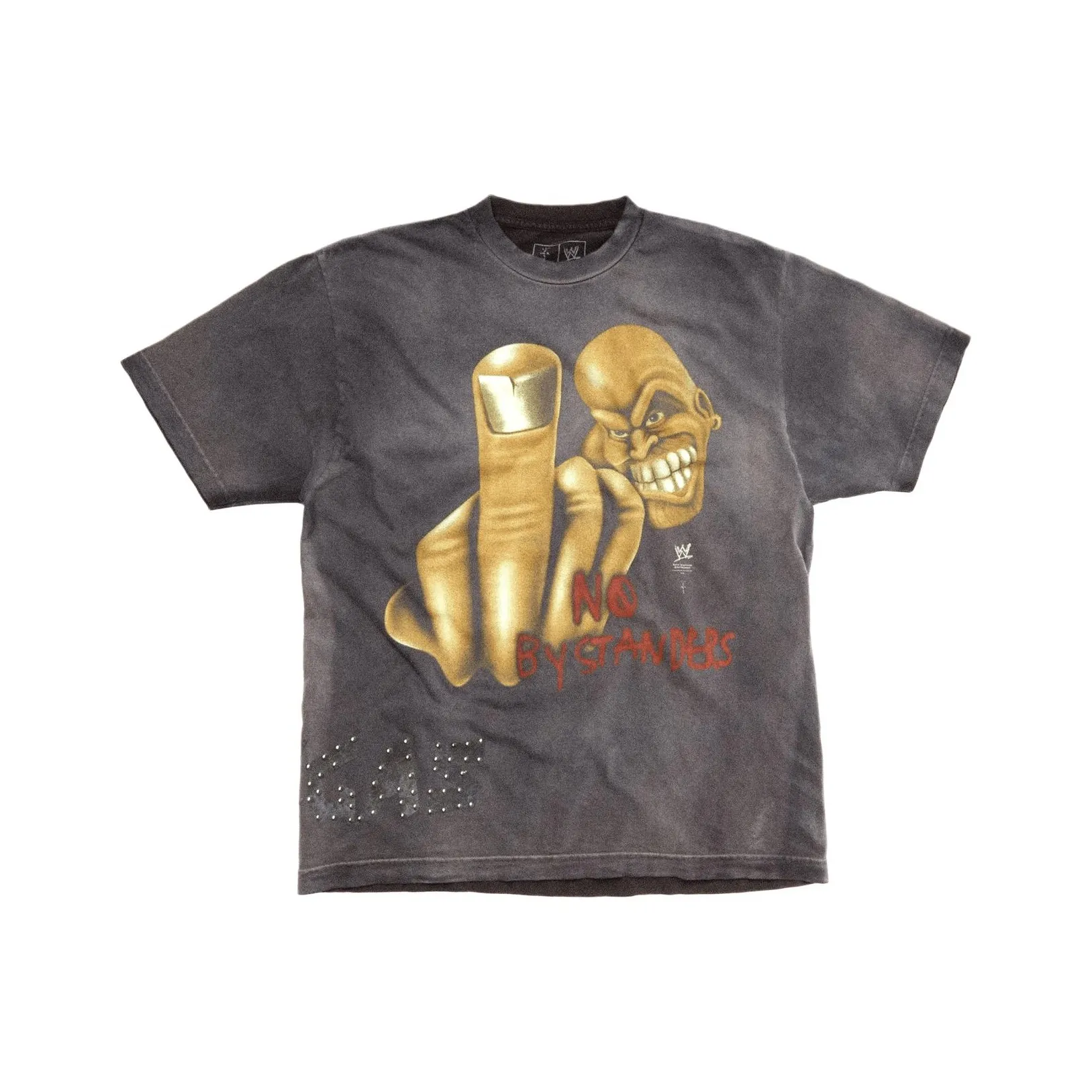 Travis Scott x WWE SS25 T-Shirt Унисекс Темно-серый