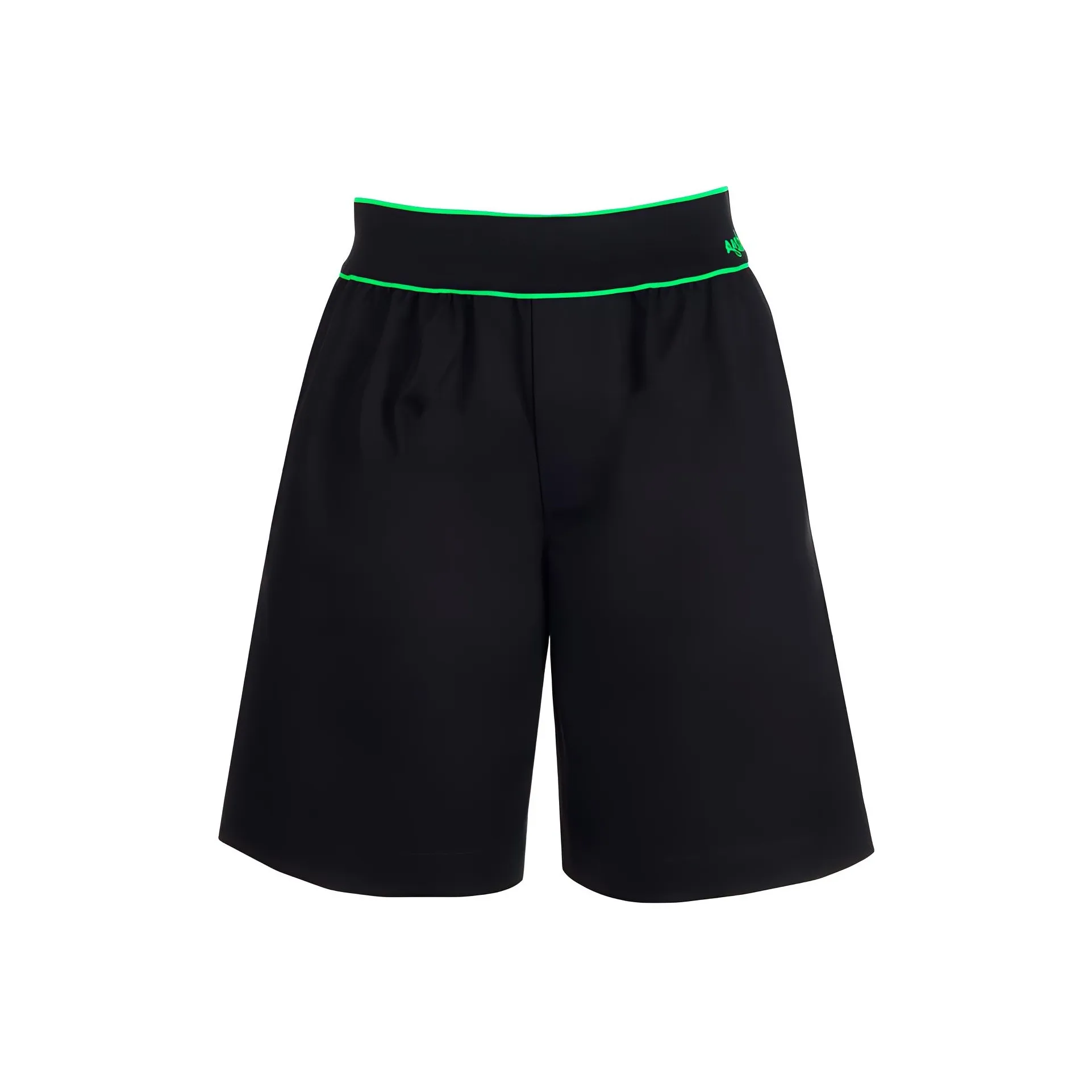 Bottega Veneta Logo Elastic Waist Shorts Black
