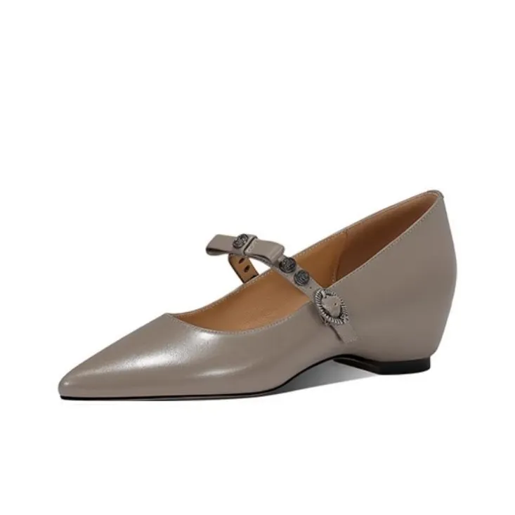 JESSICA SOPHIA Грубый каблук Туфли Мэри Джейн Женские