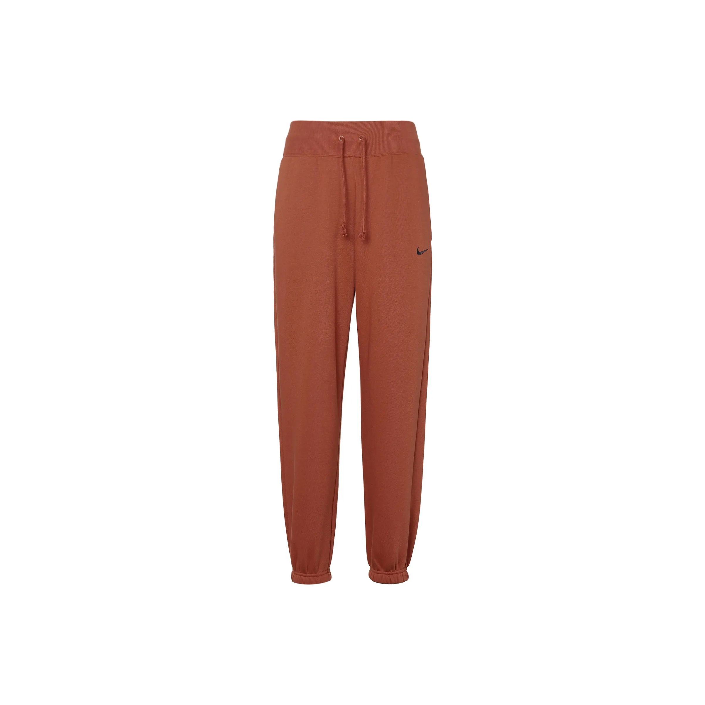 Nike Knitted Sports Pants Women's Torn Orange