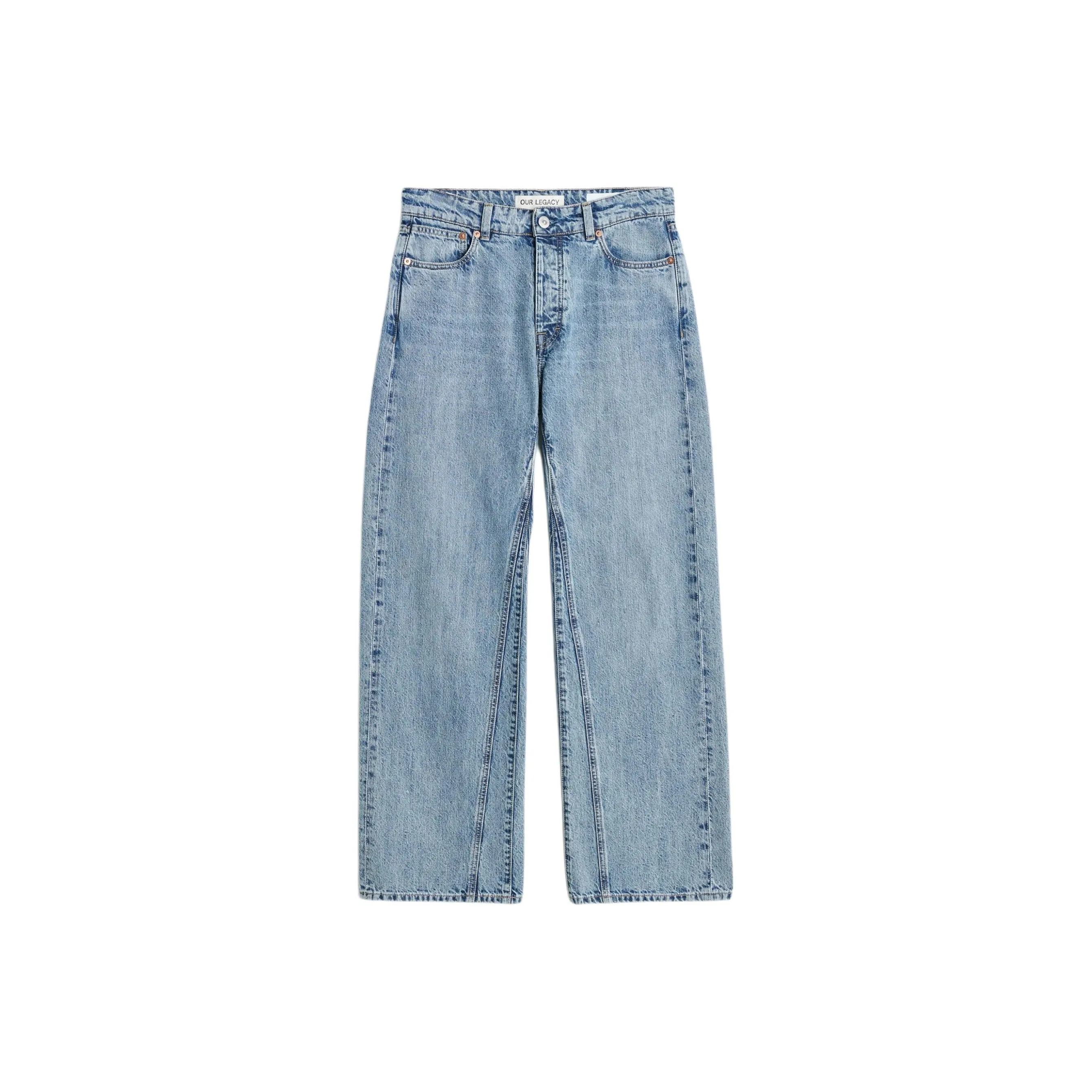 OUR LEGACY Светло-синие женские джинсы
