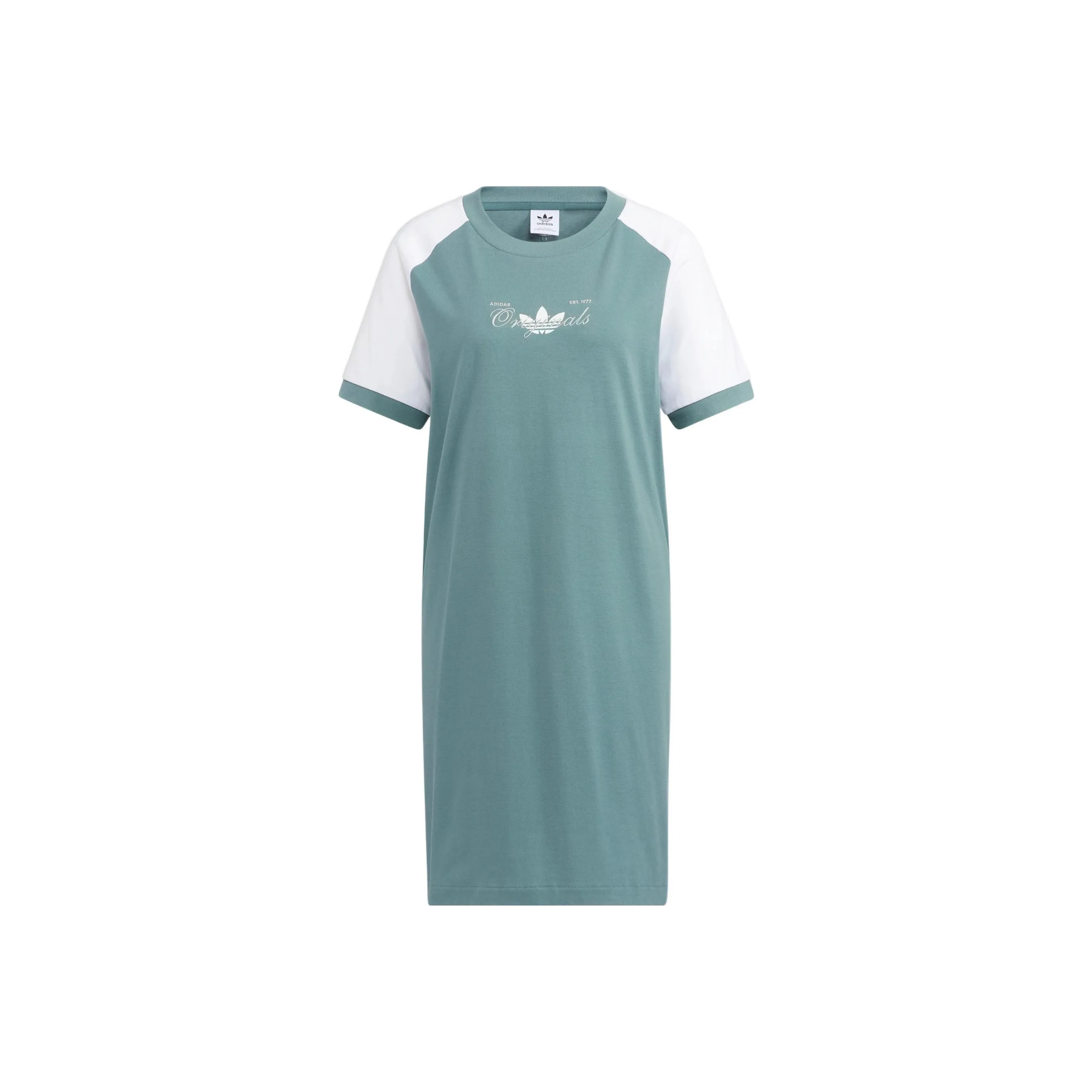 Adidas Originals Short Sleeved Dresses Women's Emerald