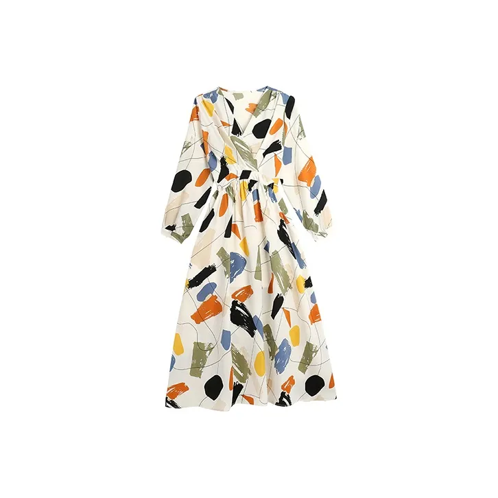 MOPB A Линия Юбка Платье Многоцветный