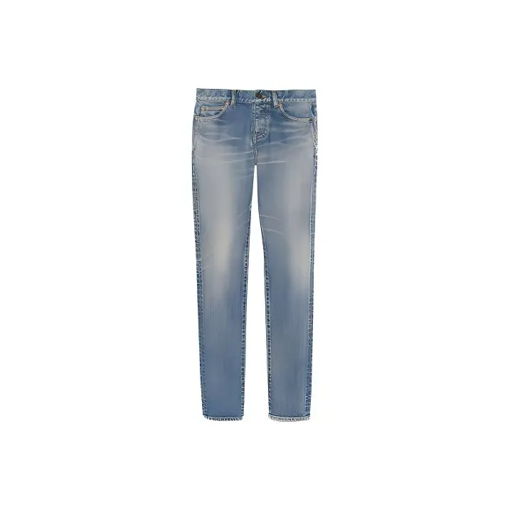 SAINT LAURENT Low Rise Slim Fit Jeans